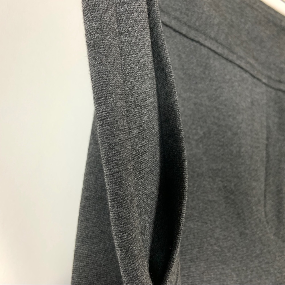 Eileen Fisher Milano Knit Slim Pants Small Gray - Picture 5 of 8